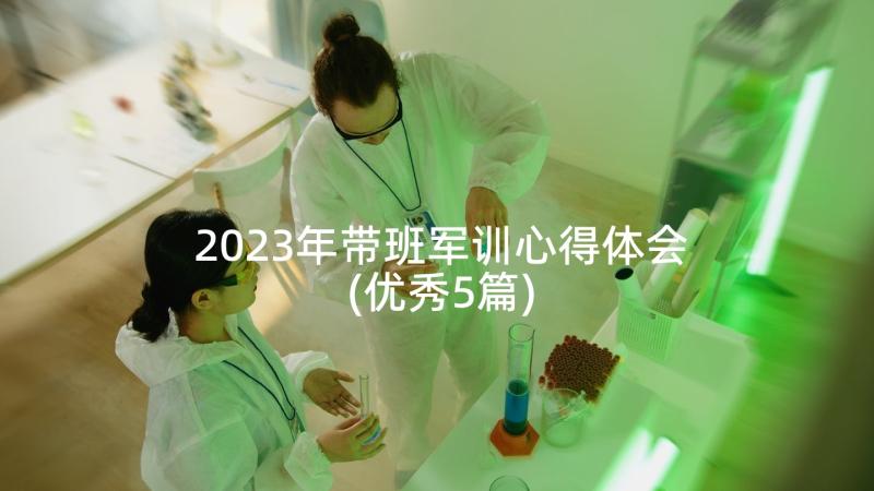 2023年带班军训心得体会(优秀5篇)