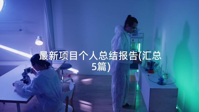 最新项目个人总结报告(汇总5篇)