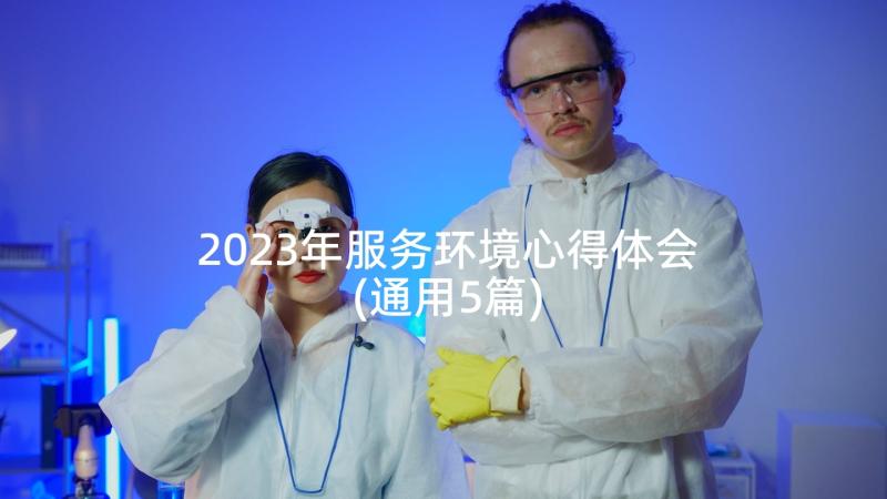 2023年服务环境心得体会(通用5篇)