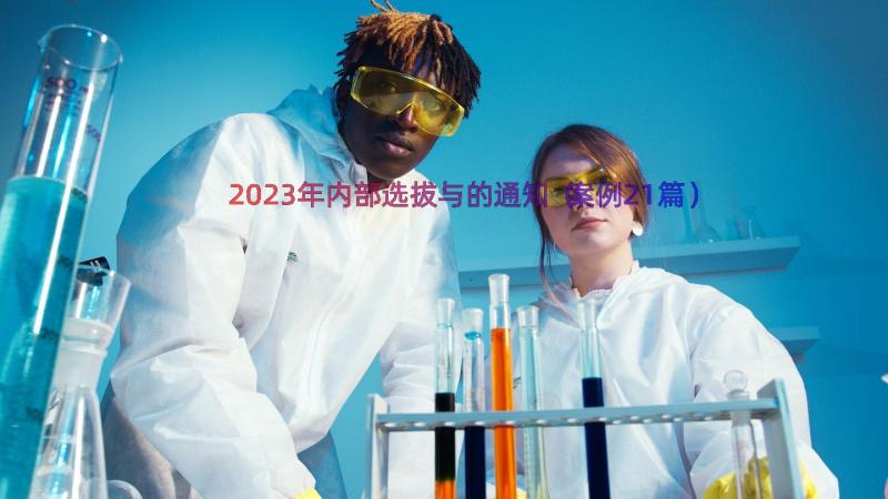 2023年内部选拔与的通知（案例21篇）