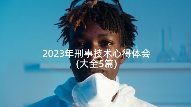 2023年刑事技术心得体会(大全5篇)