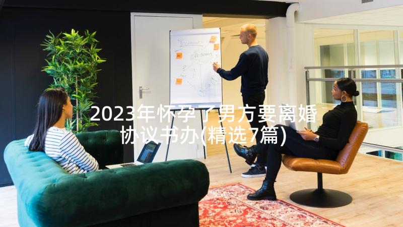 2023年怀孕了男方要离婚协议书办(精选7篇)