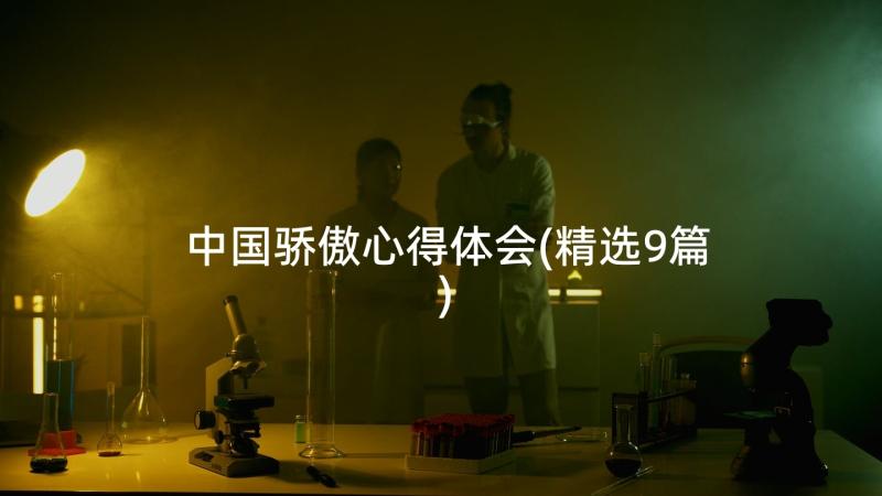 中国骄傲心得体会(精选9篇)