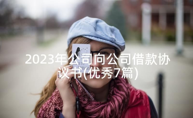 2023年公司向公司借款协议书(优秀7篇)