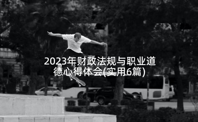 2023年财政法规与职业道德心得体会(实用6篇)