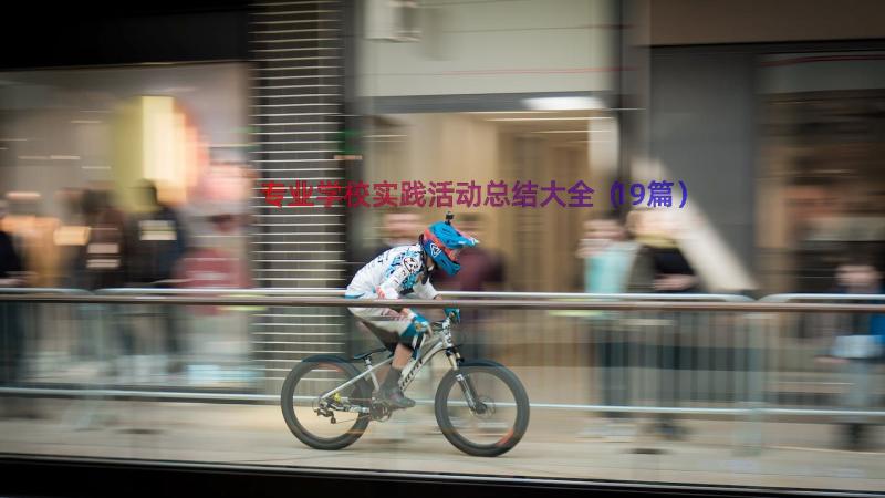 专业学校实践活动总结大全（19篇）