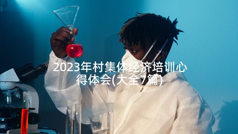 2023年村集体经济培训心得体会(大全7篇)