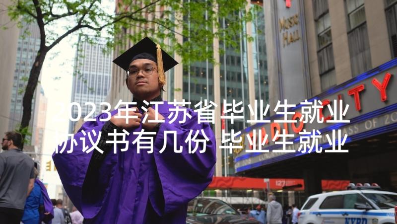 2023年江苏省毕业生就业协议书有几份 毕业生就业协议书(优质9篇)