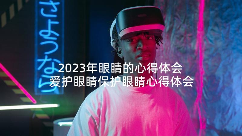 2023年眼睛的心得体会 爱护眼睛保护眼睛心得体会(通用5篇)