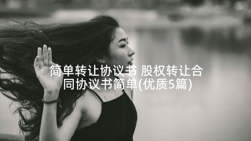 简单转让协议书 股权转让合同协议书简单(优质5篇)