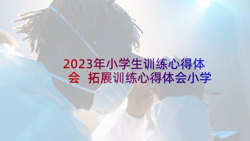 2023年小学生训练心得体会 拓展训练心得体会小学(精选5篇)