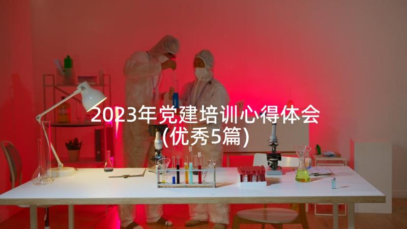 2023年党建培训心得体会(优秀5篇)