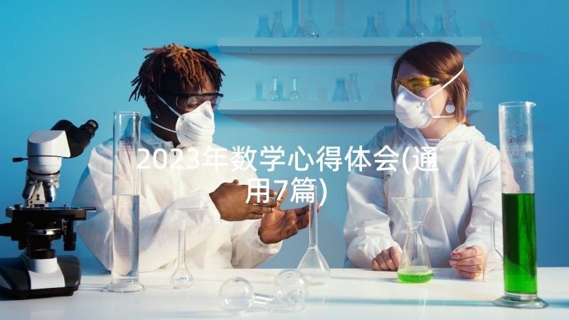 2023年数学心得体会(通用7篇)