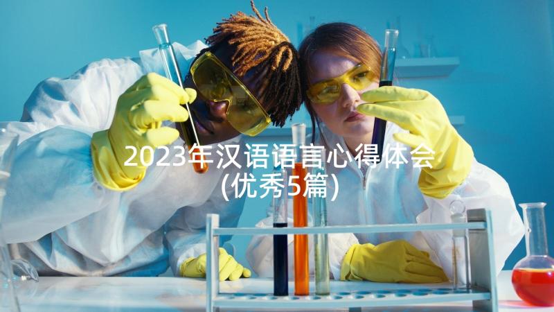 2023年汉语语言心得体会(优秀5篇)