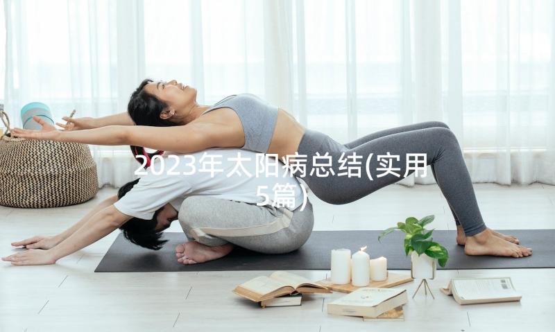 2023年太阳病总结(实用5篇)