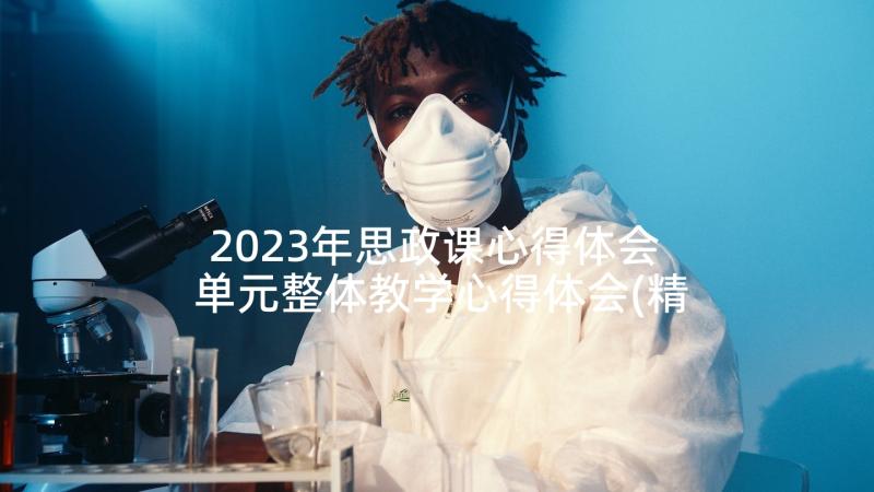 2023年思政课心得体会 单元整体教学心得体会(精选6篇)