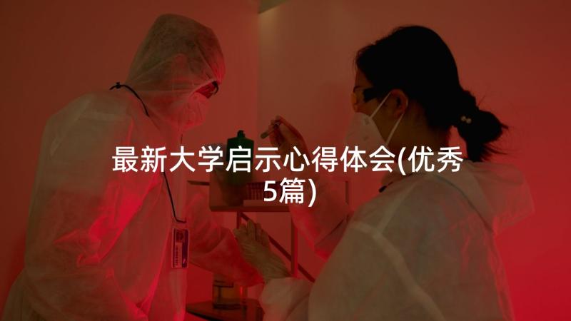 最新大学启示心得体会(优秀5篇)