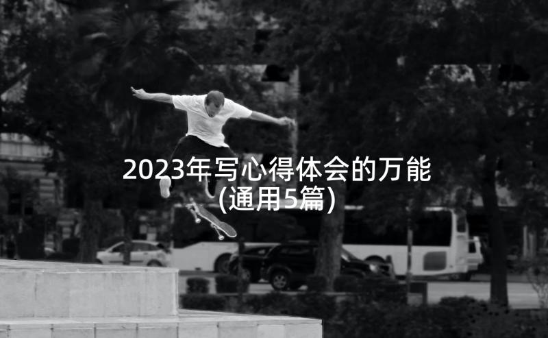 2023年写心得体会的万能(通用5篇)