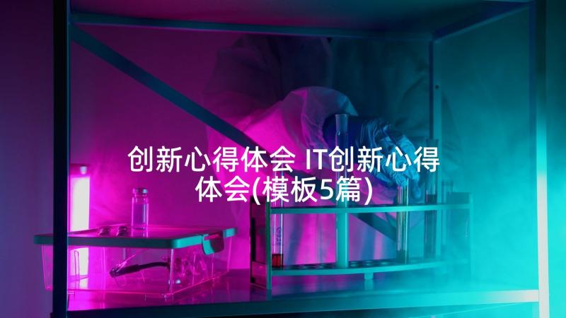 创新心得体会 IT创新心得体会(模板5篇)