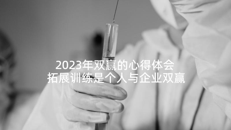 2023年双赢的心得体会 拓展训练是个人与企业双赢的桥梁心得体会(模板5篇)