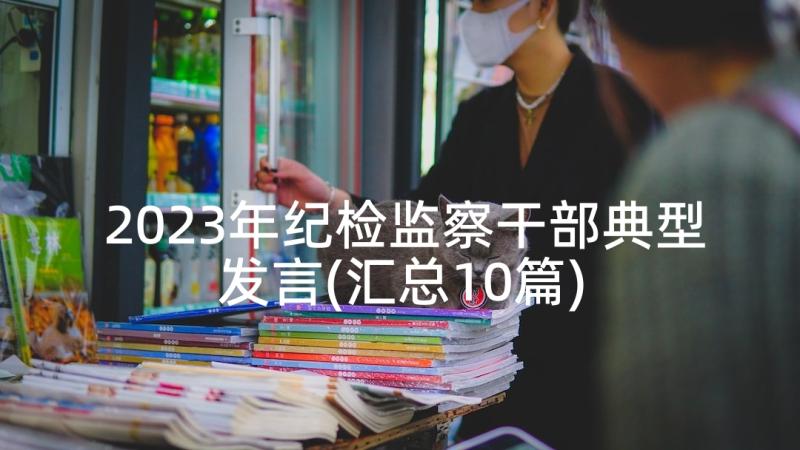 2023年纪检监察干部典型发言(汇总10篇)