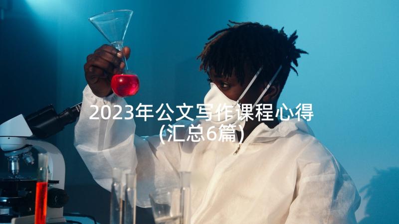 2023年公文写作课程心得(汇总6篇)