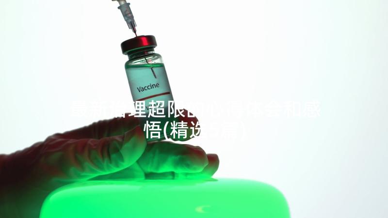 最新治理超限的心得体会和感悟(精选5篇)