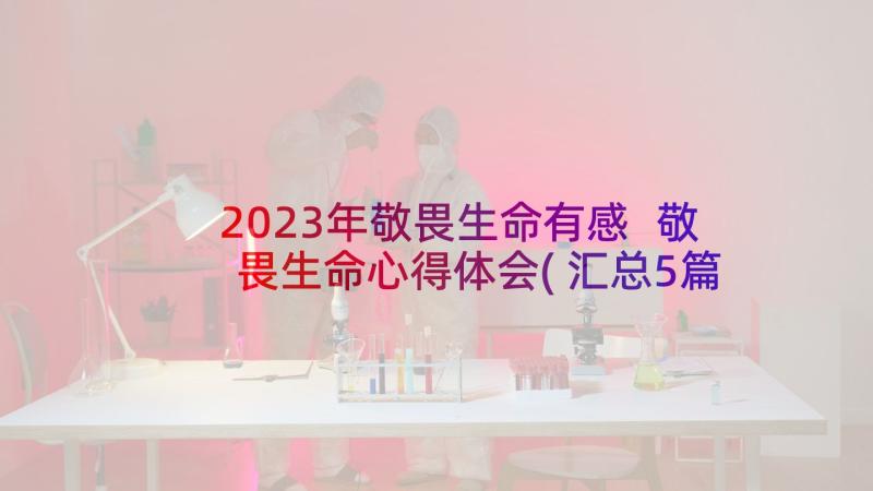 2023年敬畏生命有感 敬畏生命心得体会(汇总5篇)