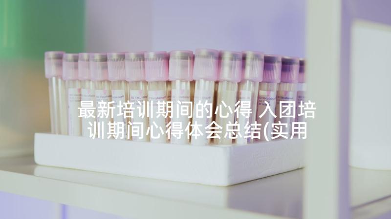 最新培训期间的心得 入团培训期间心得体会总结(实用5篇)