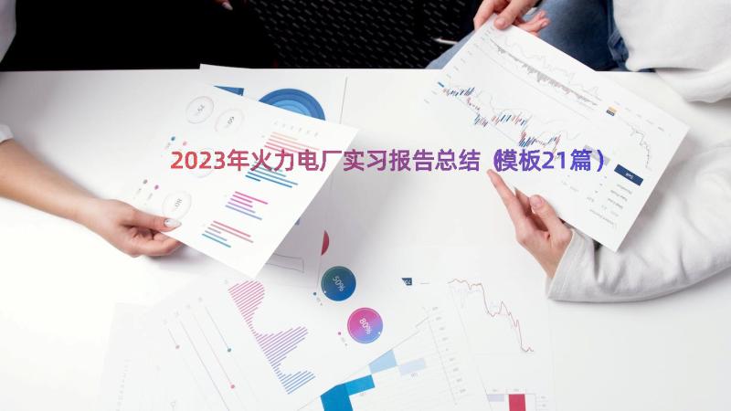 2023年火力电厂实习报告总结（模板21篇）