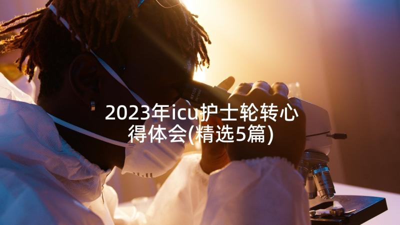 2023年icu护士轮转心得体会(精选5篇)