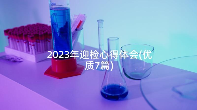 2023年迎检心得体会(优质7篇)