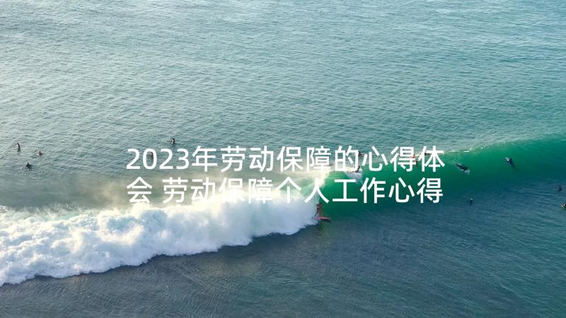 2023年劳动保障的心得体会 劳动保障个人工作心得体会(优秀5篇)