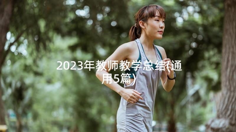 2023年教师教学总结(通用5篇)