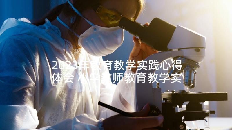 2023年教育教学实践心得体会 小学教师教育教学实践心得体会(通用5篇)