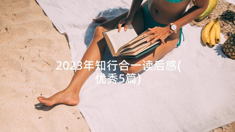 2023年知行合一读后感(优秀5篇)