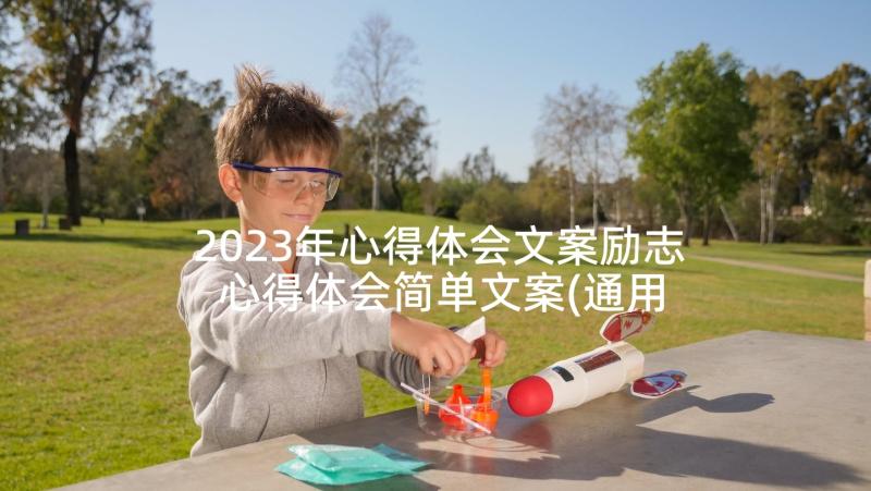 2023年心得体会文案励志 心得体会简单文案(通用5篇)