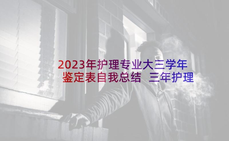 2023年护理专业大三学年鉴定表自我总结 三年护理专业中专生的自我鉴定(精选5篇)