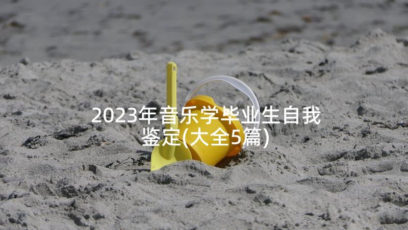 2023年音乐学毕业生自我鉴定(大全5篇)