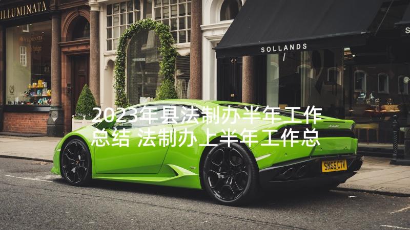 2023年县法制办半年工作总结 法制办上半年工作总结(通用5篇)