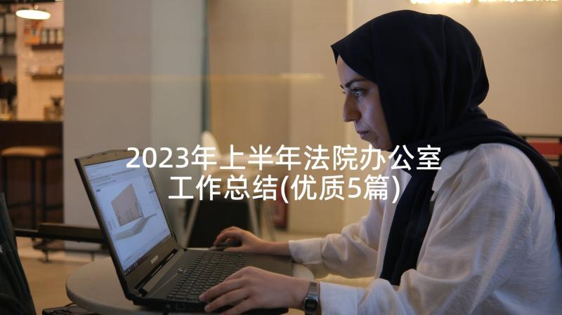 2023年上半年法院办公室工作总结(优质5篇)