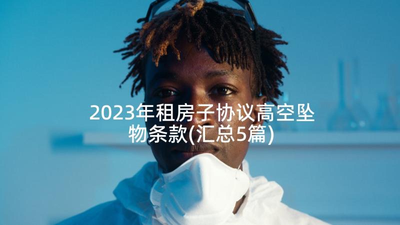 2023年租房子协议高空坠物条款(汇总5篇)