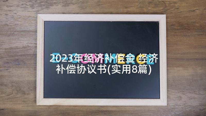 2023年经济补偿金 经济补偿协议书(实用8篇)