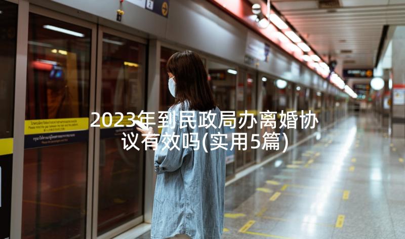 2023年到民政局办离婚协议有效吗(实用5篇)