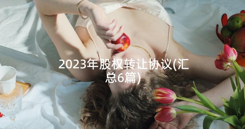 2023年股权转让协议(汇总6篇)