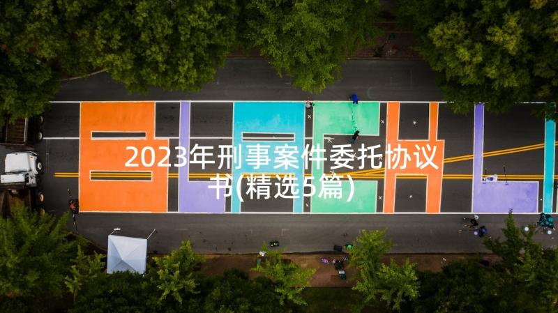 2023年刑事案件委托协议书(精选5篇)