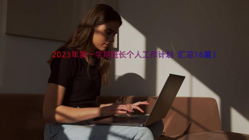 2023年第一学期班长个人工作计划（汇总16篇）