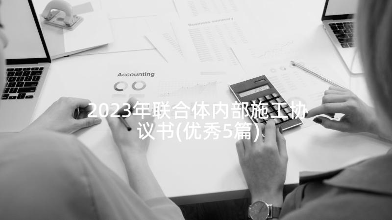 2023年联合体内部施工协议书(优秀5篇)