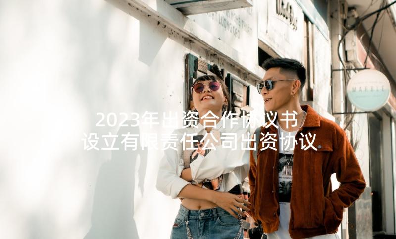 2023年出资合作协议书 设立有限责任公司出资协议书(汇总5篇)