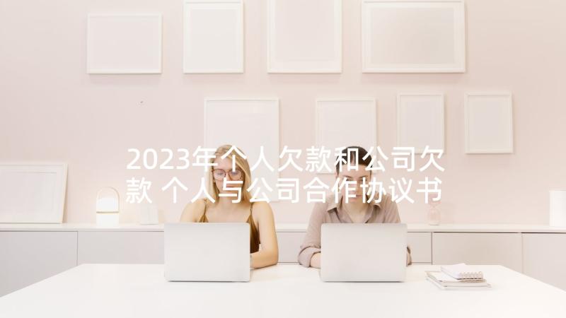 2023年个人欠款和公司欠款 个人与公司合作协议书(实用5篇)